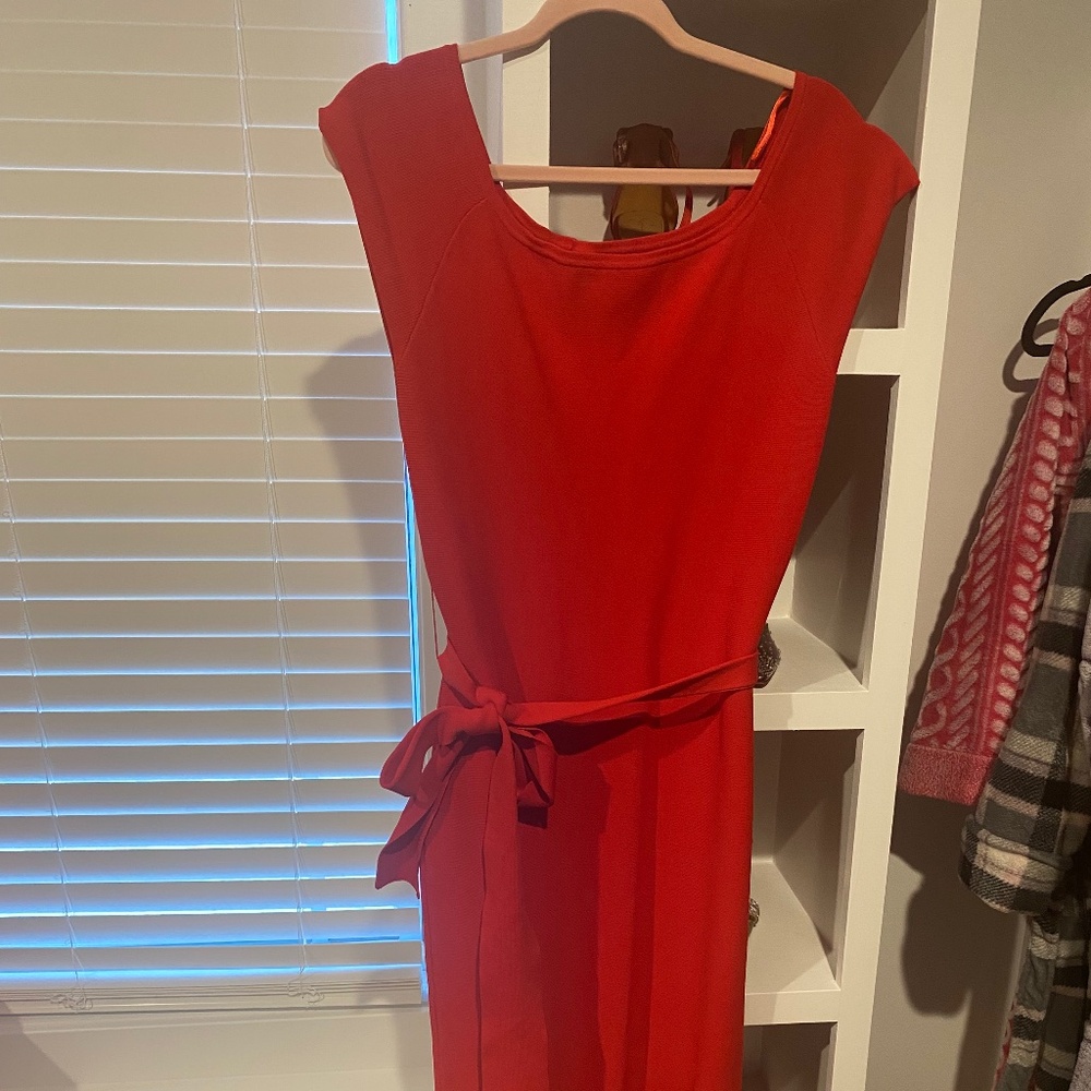 Red dress